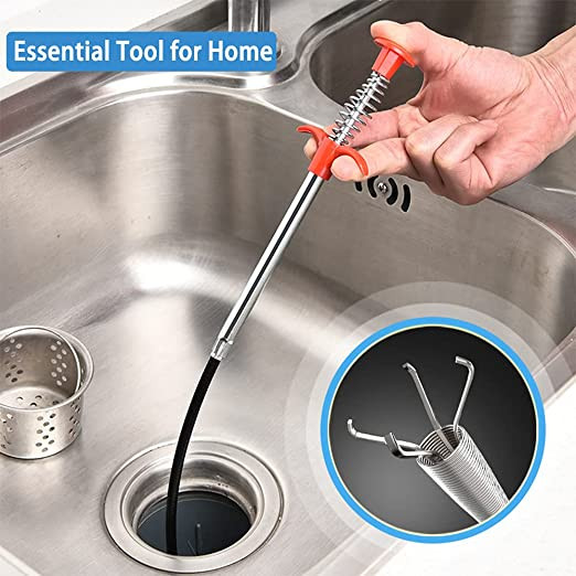 سلك تسليك انسداد الصرف في البيت مرن وسهل