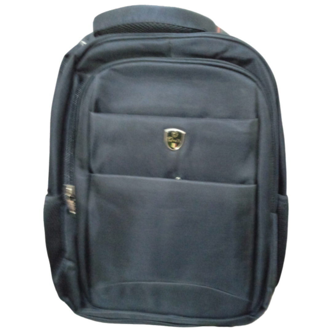 شنطة لاب توب إيطالي كبيرة جودة ممتازة - لون أسود - إمكانية تركيب ترول