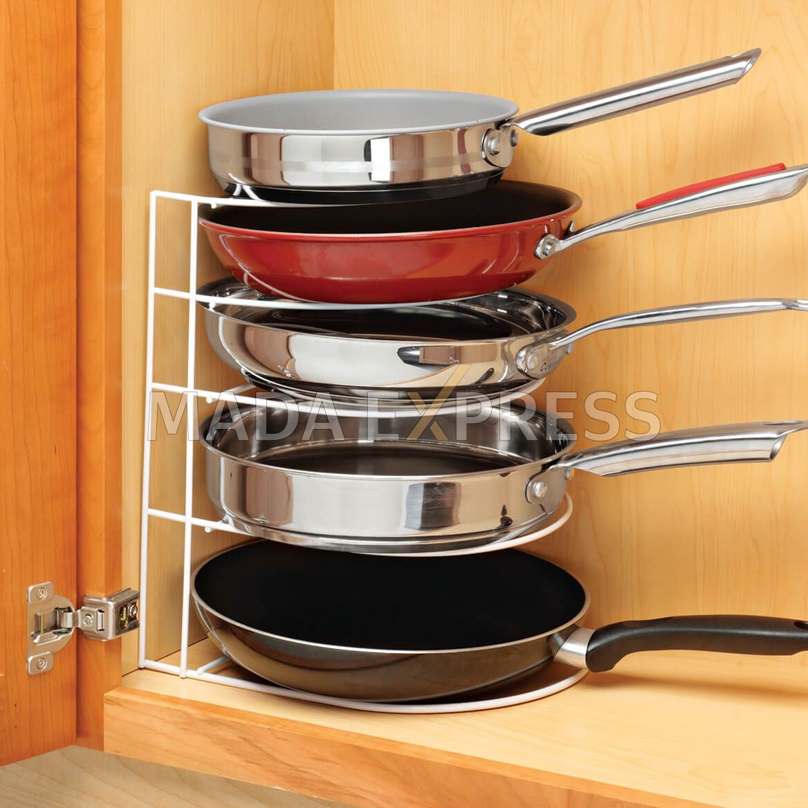 ستاند قلاية  ومنظم للأواني مصنوع من الحديد 