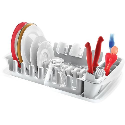 مطبقيه ومنظم أطباق ومعالق بلاستيك من ماكس بلاست، متعددة الألوان