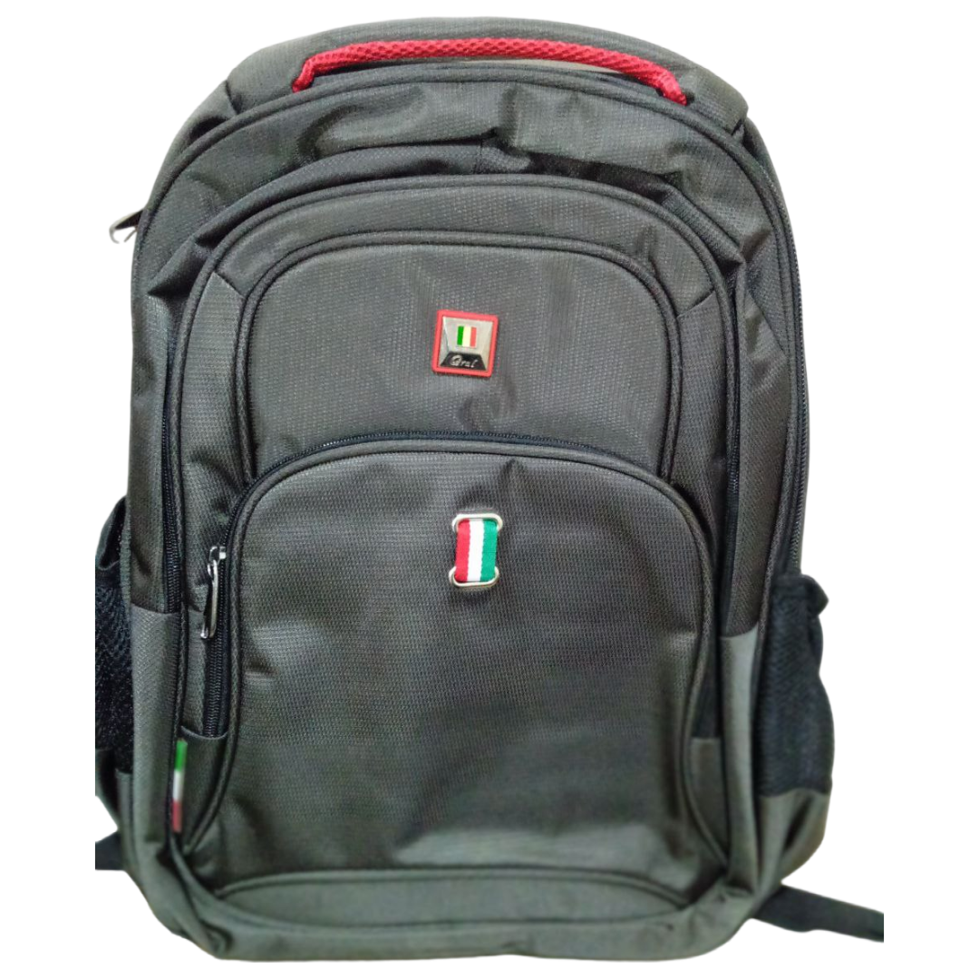 شنطة لاب توب الهضبة جودة ممتازة - لون زيتي - مخرج USB