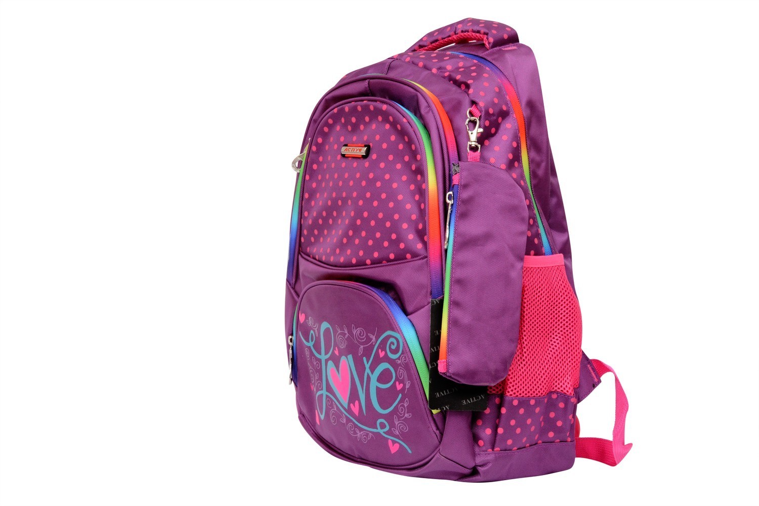 شنطة ظهر بناتي اكتف فراشة مزوده بمقلمه