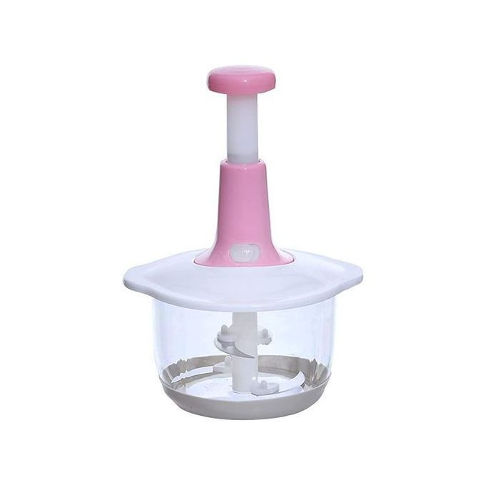 كبة تقطيع يدوية 4 سلاح - 2 لتر تعمل بالضغط مع مضرب بيض